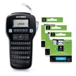 Pakiet taśm 3 x D1, 12mm czarny/biały + LM160 Gratis