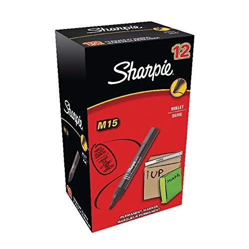 Sharpie Permanent Marker M15 okrągły czarny, S0192584