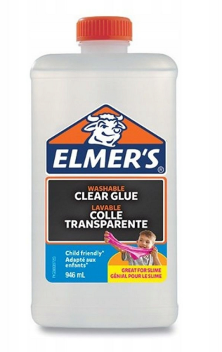 ELMER'S przezroczysty klej w płynie WASHABLE CLEAR GLUE 946 ml, 2077257