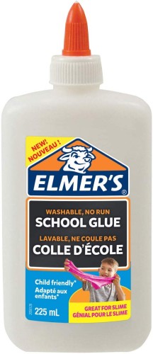 ELMER'S biały klej w płynie WASHABLE, NO RUN SCHOOL GLUE 225 ml, 2079102