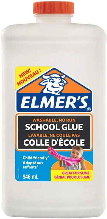 ELMER'S biały klej w płynie WASHABLE, NO RUN SCHOOL GLUE 946 ml, 2079104