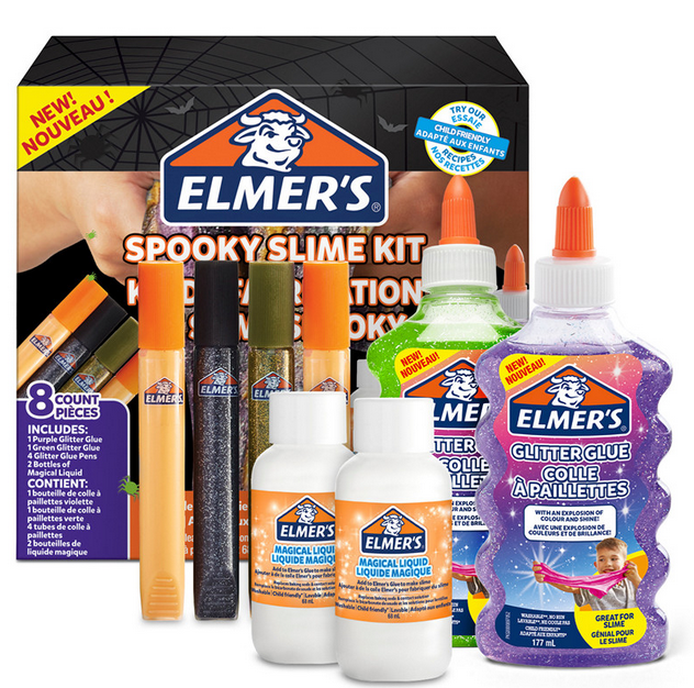 ELMER'S SPOOKY SLIME KIT elmers zestaw kreatywny Halloween,2097605