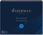 WATERMAN Naboje z atramentem  długie Standard 8 szt. niebieski, S0110860