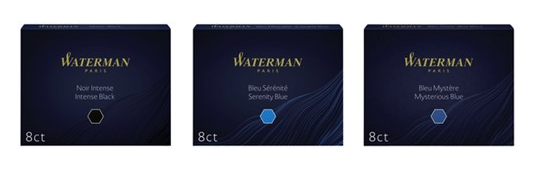 WATERMAN Naboje z atramentem długie Standard 8 szt. niebieski, S0110860