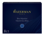 WATERMAN Naboje z atramentem  długie Standard 8 szt. granatowe, S0110910