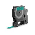 Taśma D1 - 9 mm x 7 m, czarny / zielony, 40919, S0720740