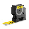 Taśma D1 - 24 mm x 7 m, czarny / żółty, 53718, S0720980