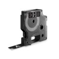 Taśma D1 - 12 mm x 7 m, biały / czarny, 45021, S0720610