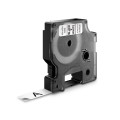 DYMO 45013 S0720530 OEM taśma D1 12 mm x 7 m czarny nadruk na białej taśmie