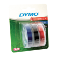 DYMO Taśma 3D, blister 3 rolki, 3m, 9mm, mix, S0847750