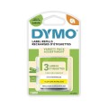 DYMO LetraTag taśma, 3 taśmy 12 mm - papierowa biała, plastikowa żółta, metalowa