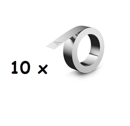 Pakiet 10 szt taśma aluminiowa bez kleju 12 mm x 4.80 m