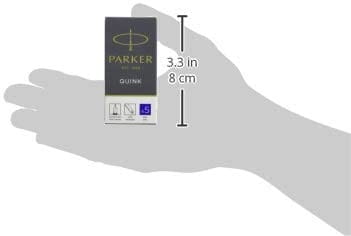PARKER Naboje z atramentem Quink Standard 5 szt. niebieskie