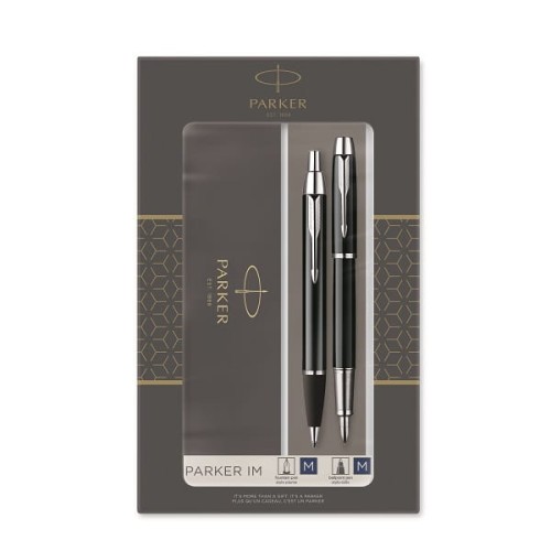 PARKER Zestaw podarunkowy duo IM BLACK CT
