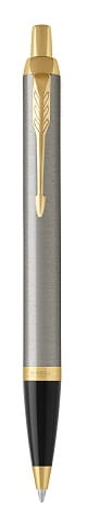 PARKER Zestaw podarunkowy duo IM BRUSH METAL GT (długopis + pióro kulkowe), 2093217
