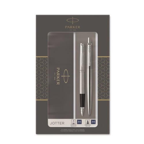 PARKER Zestaw podarunkowy duo JOTTER STAINLESS STEEL CT