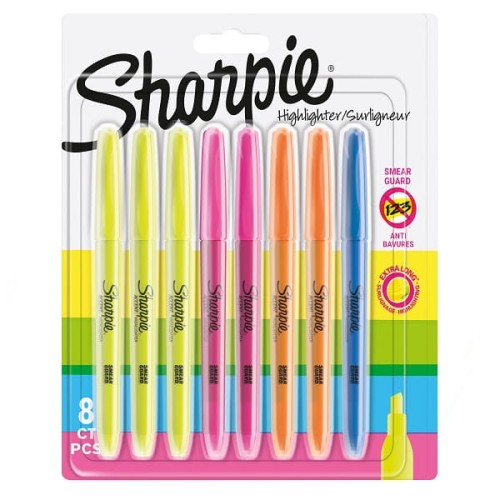 Sharpie Marker zakreślacz highlighter 8 szt. mix kolorów, 2110121