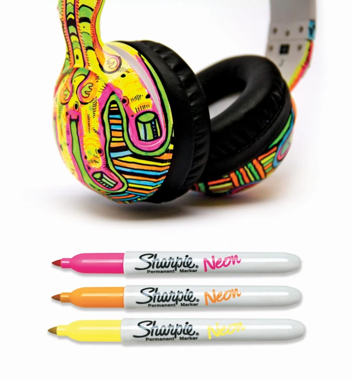 Sharpie Permanent Marker Fine Neon zestaw 4 odblaskowych kolorów, 1985855