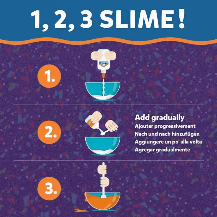 ELMER'S Magiczny Płyn Aktywator do Slime elmers 259 ml CONFETTI, 2109495