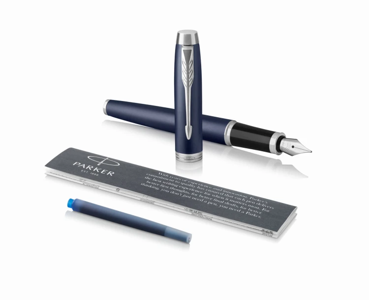 PARKER Pióro wieczne IM MATTE BLUE Niebieski Mat (M), 1931654