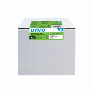 DYMO Standardowa etykieta adresowa VALUE PACK 12 szt. - 89 x 28 mm, biała, 12 rolek po 130 etykiet, 99010, 2093091