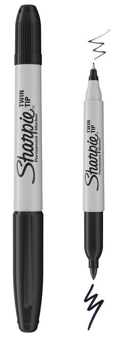 Sharpie Permanent Marker Twin Tip czarny, S0811100