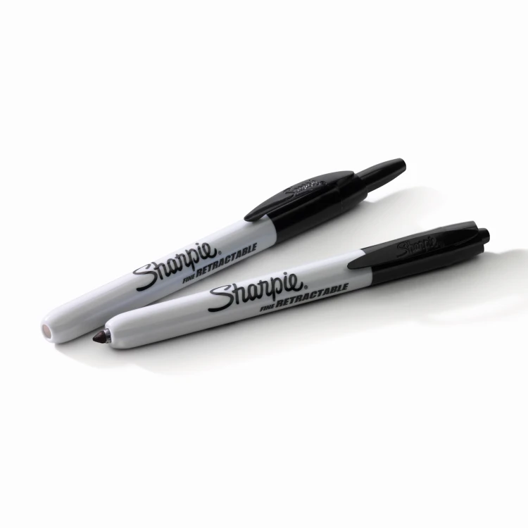Sharpie Permanent Marker Fine RETRACTABLE czarny, S0810840