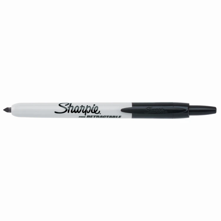 Sharpie Permanent Marker Fine RETRACTABLE czarny, S0810840