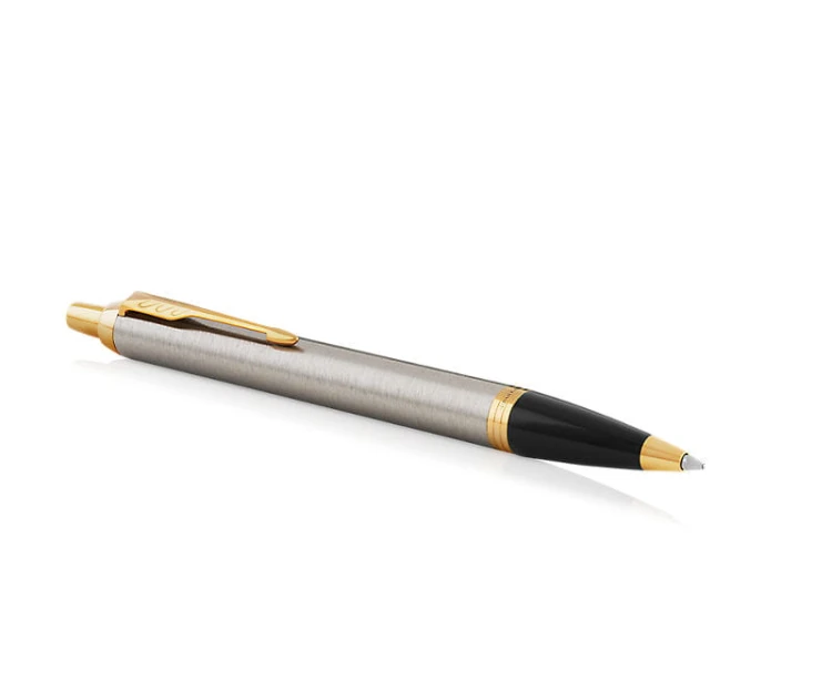 PARKER Zestaw podarunkowy duo IM BRUSH METAL GT (długopis + pióro kulkowe), 2093217
