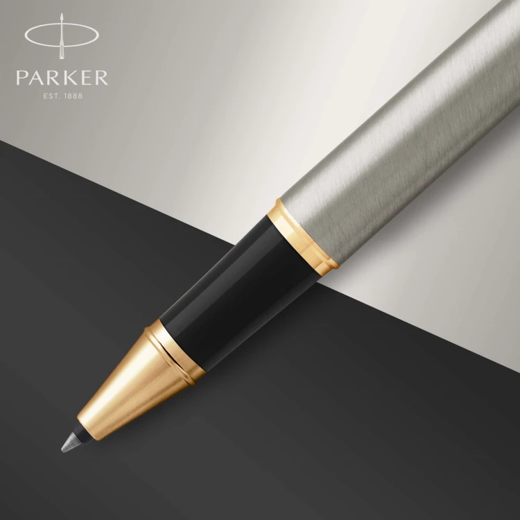 PARKER Zestaw podarunkowy duo IM BRUSH METAL GT (długopis + pióro kulkowe), 2093217