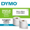 Oryginalne etykiety DYMO 99012 89 x 36 mm do drukarek LabelWriter