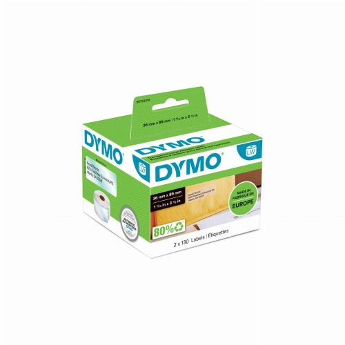 Duża etykieta adresowa - 89 x 36 mm, przezroczysta, 99013, S0722410