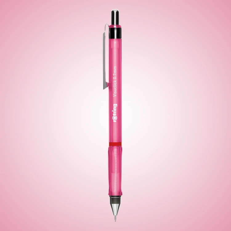 ROTRING Ołówek mechaniczny 0,7 mm VISUCLICK różowy, 2089094