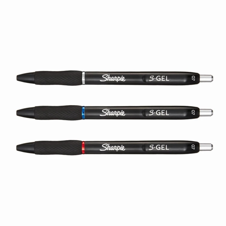 Sharpie S-GEL długopis żelowy CZARNY wkład niebieski, 2136600