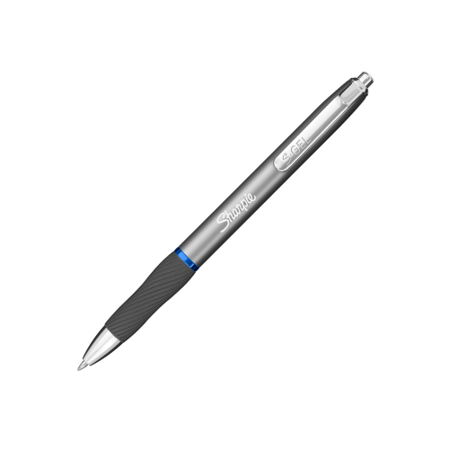 Sharpie S-GEL długopis żelowy SREBRNY wkład niebieski, 2162642s