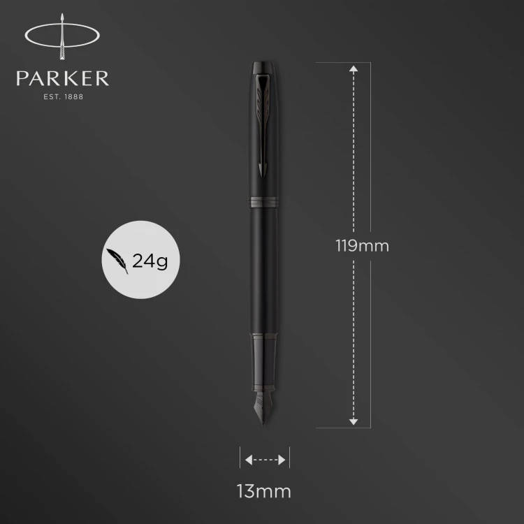 PARKER Pióro wieczne IM ACHROMATIC Black