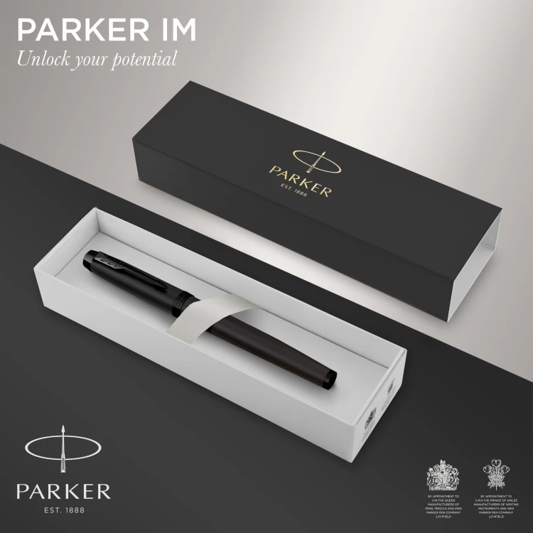 PARKER Pióro kulkowe IM ACHROMATIC Black, 2127743
