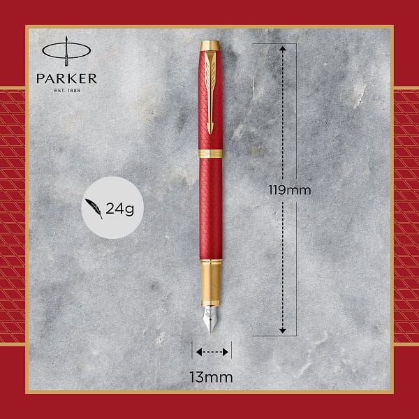 PARKER Pióro wieczne IM PREMIUM RED GT (M), 2143653