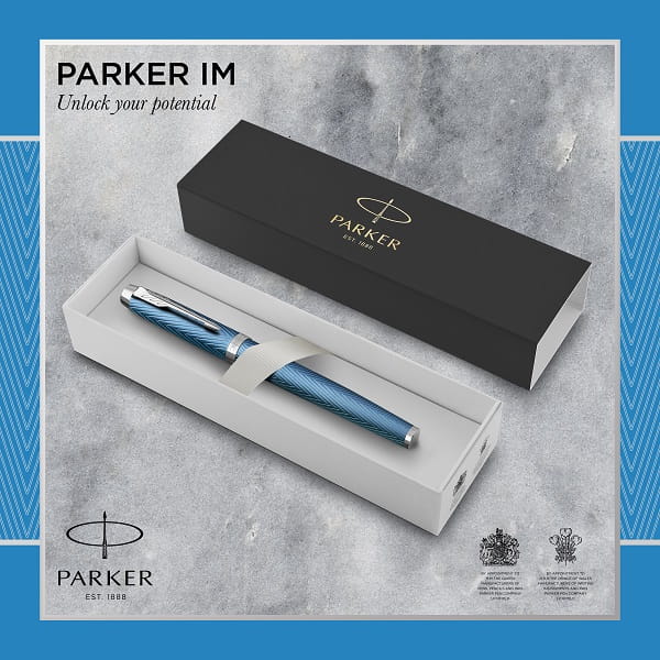PARKER Pióro wieczne IM PREMIUM BLUE GREY CT (M), 2143654