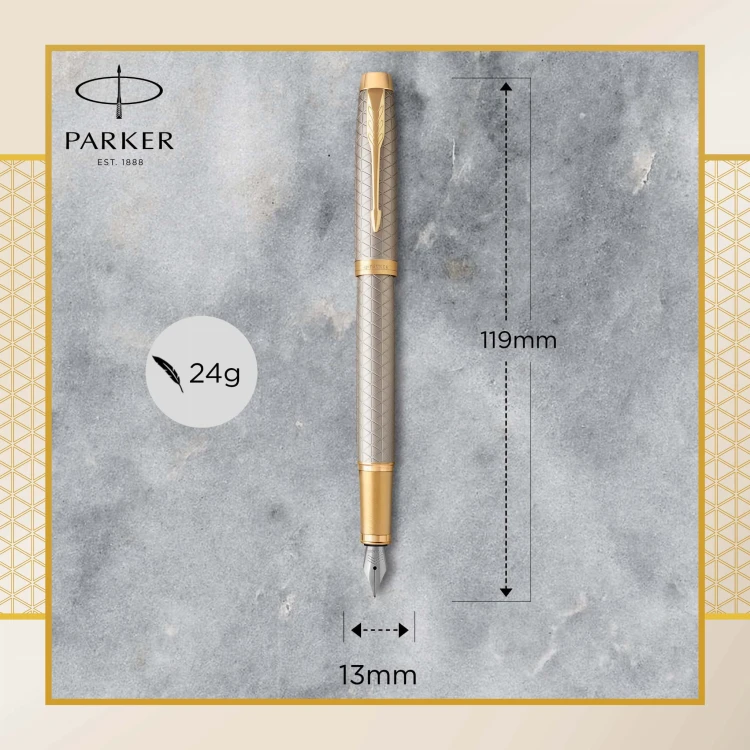 PARKER Pióro wieczne IM Premium WARM GREY GT (F), 1931684