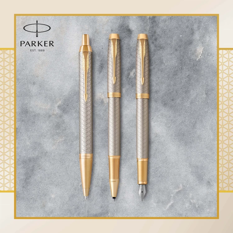 PARKER Pióro wieczne IM Premium WARM GREY GT (F), 1931684