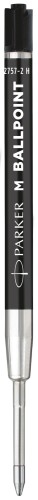 PARKER Wkłady economy QUINKflow do długopisów 2 szt. M czarne, 2166543