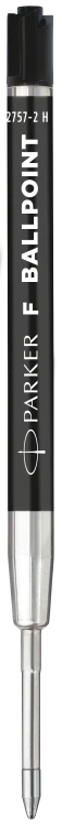 PARKER Wkłady economy QUINKflow do długopisów 2 szt. F czarne, 2166541