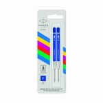 PARKER Wkłady żelowe economy Quink GEL do długopisów 2 szt. F niebieskie, 2165504