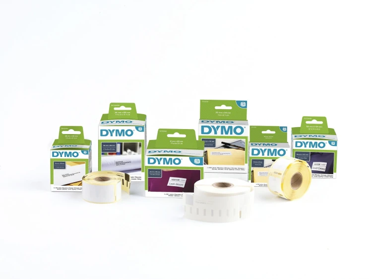 etykiety dymo do segregatorów 19x51