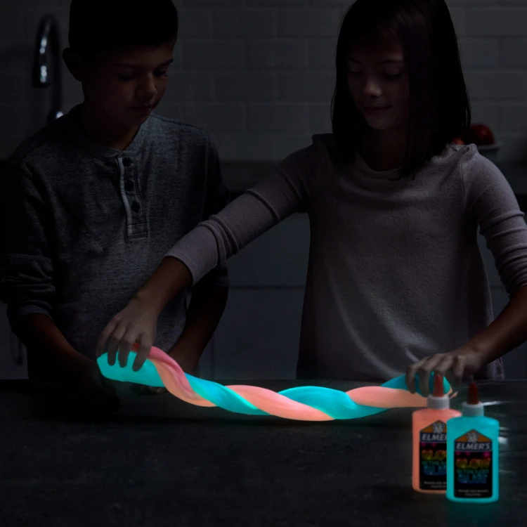 ELMER'S GLOW IN THE DARK SLIME KIT elmers zestaw kreatywny slime - świecący w ciemności, 2162080