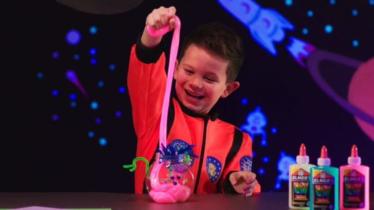 ELMER'S GLOW IN A DARK GLUE BLUE klej świecący w ciemności niebieski, 2162078