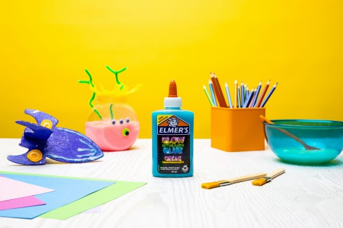 ELMER'S GLOW IN A DARK GLUE BLUE klej świecący w ciemności niebieski, 2162078