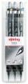 ROTRING ołówek TIKKY CC czarny zestaw 3 szt. 0.35/ 0.5/ 0.7 mm, S0801310