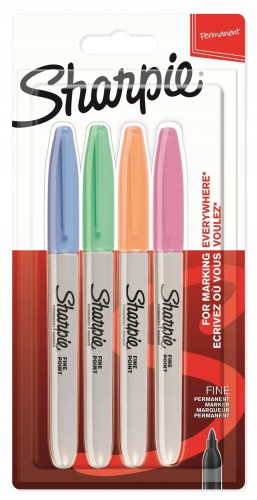 Sharpie 4 Fine Point Pastelowe